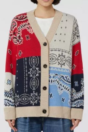 Baobab Mixed Print Cotton Cardigan