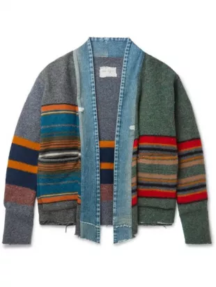 The Four Seasons S02 Coleman Domingo Stripe Kimono Jacket