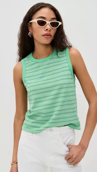 The Silent Type Binding Tank Top