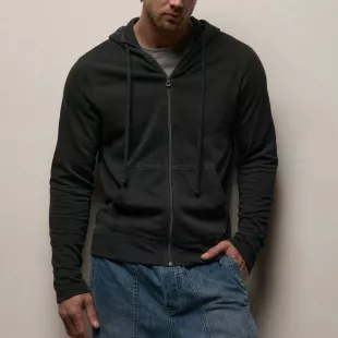 Vintage French Terry Zip Up Hoodie