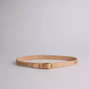 Braided Belt in Vachetta