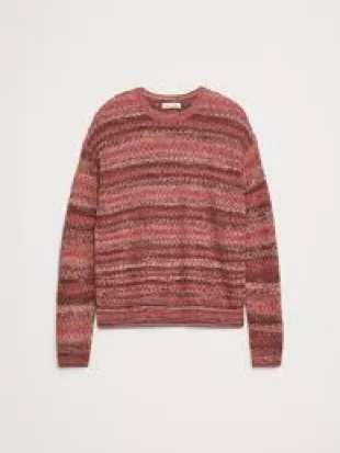 Space-Dye Crew-Neck Sweater