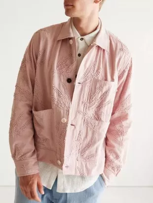 The Four Seasons S02 Marco Calvani Pink Embroidered Jacket