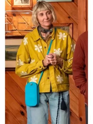 The Four Seasons S02 Kerri Kenney Yellow Daisy Print Jacket