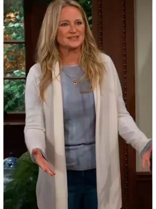 The Young And The Restless 2026 Sharon Newman Blue Top