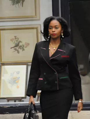 Rivals S02 Nafessa Williams Multicolor Contrasting Blazer