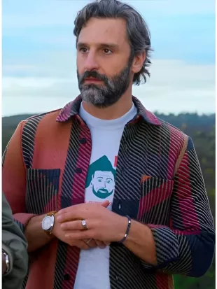 The Four Seasons S02 Marco Calvani Plaid Shirt Jacket
