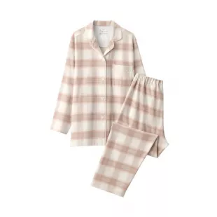 Side Seamless Flannel Pajamas