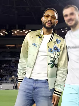 LA Football Club v Seattle Sounders FC John Legend Floral Jacket