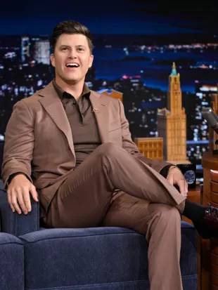 The Tonight Show Starring 2026 Jimmy Fallon Colin Jost Suit