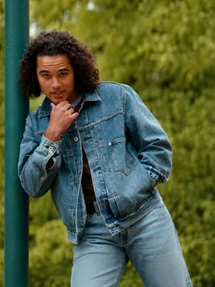 Off Campus S01 Jalen Thomas Brooks Denim Jacket