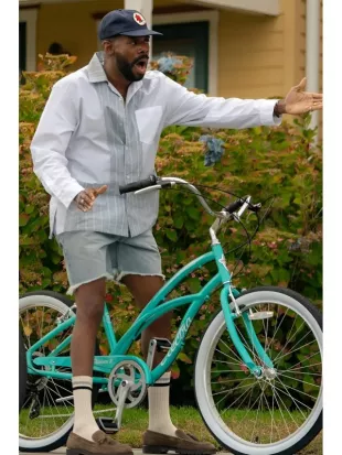 The Four Seasons S02 Colman Domingo Striped Shirt