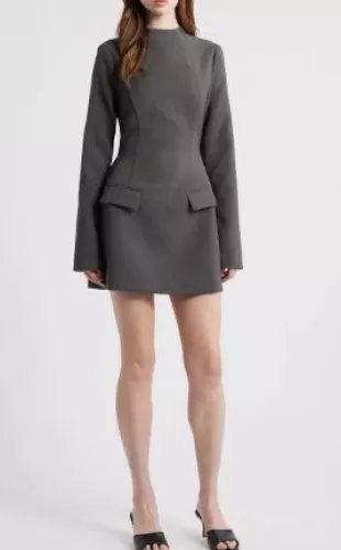The Ultimate Muse Split Sleeve Minidress with Pockets