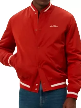 Off Campus S01 Beau Maxwell Red Varsity Jacket
