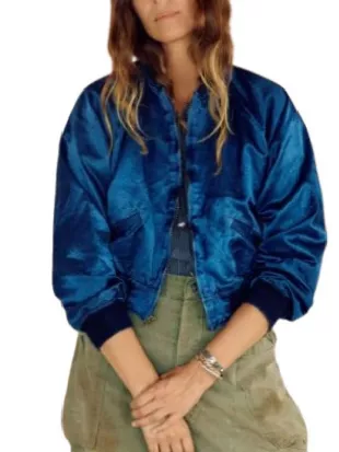 The Four Seasons S02 Kerri Kenney Blue Satin Jacket