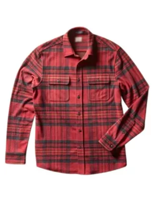 The Four Seasons S02 Will Forte Red Plaid Shirt