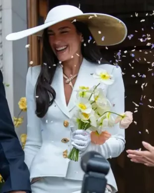Dua Lipa Wedding Blazer