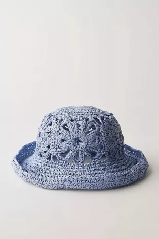 Cut Out Daisy Straw Hat