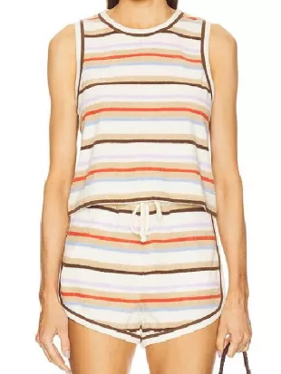 The Four Seasons S02 Erika Henningsen Striped Pajamas