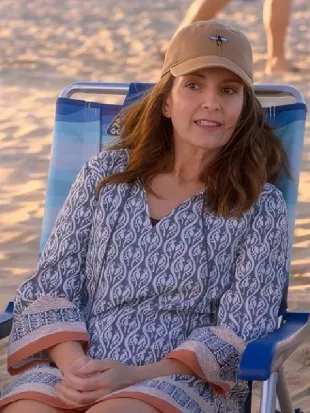 The Four Seasons S02 Tina Fey Printed Dress