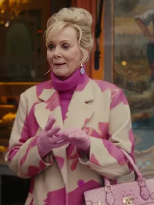 Jean Smart Hacks S05 Floral Print Trench Coat