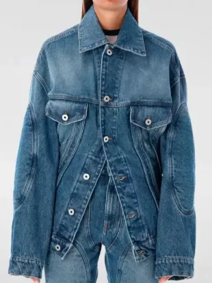 The Boroughs 2026 Geena Davis Blue Denim Jacket