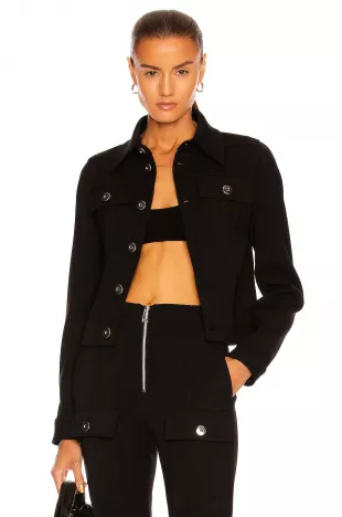 Double Cavalry Wool Stretch Jacket