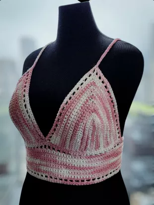 Handmade Boho Crop Top