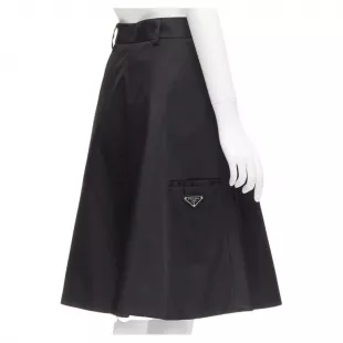 Nylon Gabardine Skirt