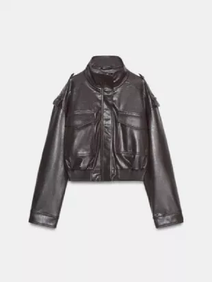 Off Campus S01 Julia Sarah Stone Brown Leather Jacket