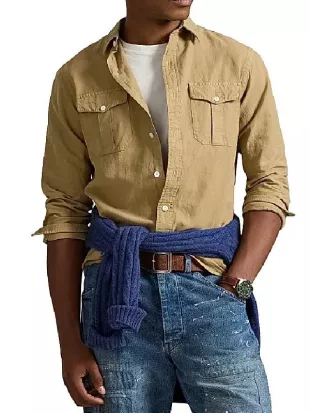 From S04 Boyd Stevens Beige Shirt