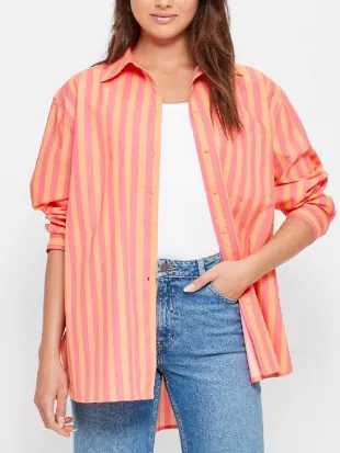 Bad Company S01 Margie Argyle Striped Shirt