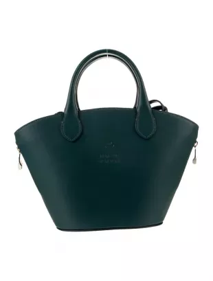 Leather Top Handle Bag