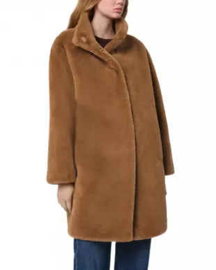 Blair Faux Fur Mid Length Coat
