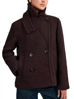 The Four Seasons S02 Tina Fey Burgundy Coat