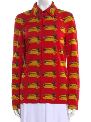 Tamron Hall Show 2026 June Ambrose Duck Printed Shirt