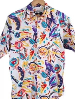 Beverly Hills 90210 David Silver Multicolor Shirt