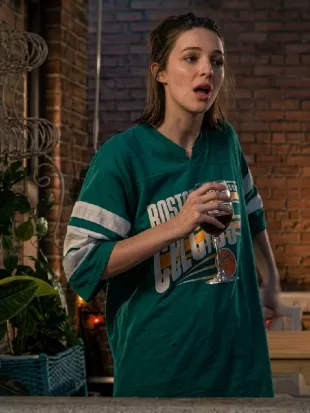 Not Suitable for Work 2026 Ella Hunt Green T-Shirt