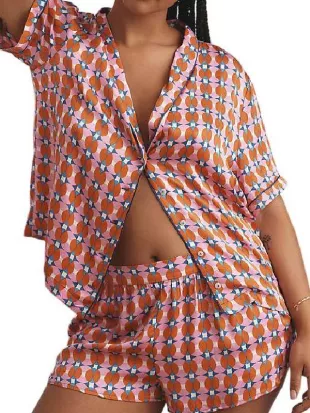 Days of Our Lives Arianna Geometric Print Pajamas