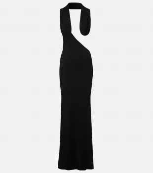 Impossible Asymmetric Jersey Gown