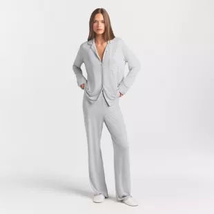 Long Sleeve Button Up Set
