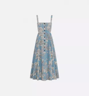 Dioriviera Mid Length Flared Dress