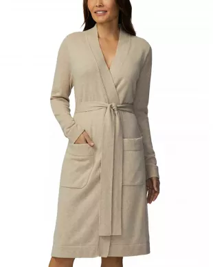 Beige Cashmere Robe