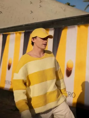 Tom Holland Stripe Sweatshirt