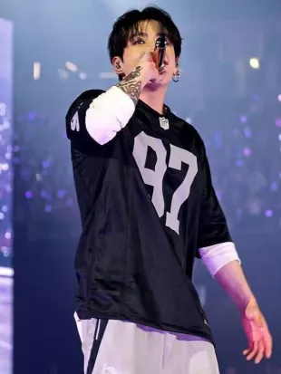 Jungkook x Raiders Las Vegas Jersey