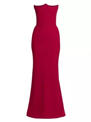 Peak Corset Evening Dress