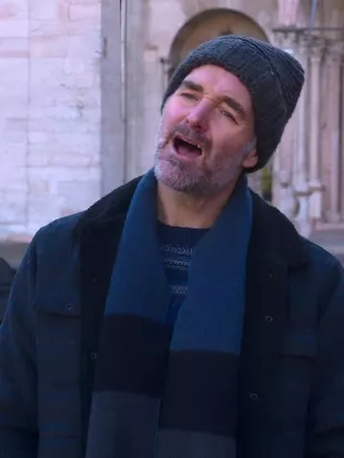 Will Forte The Four Seasons S02 Printed Fleece Jacket
