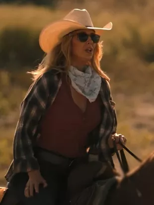 Dutton Ranch 2026 Beth Dutton Plaid Western Shirt
