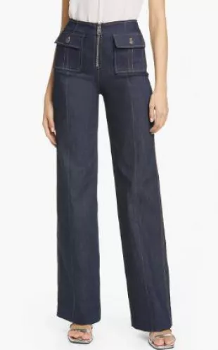Azure Wide Leg Jeans