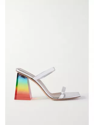 85 Metallic Leather Sandals